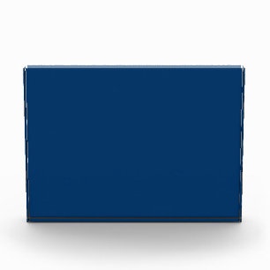 Écran de bloc photo en acrylique bleu minuit