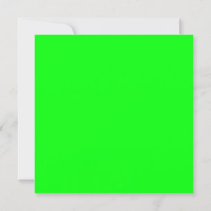écran vert néon, carte de voeux cool brillant