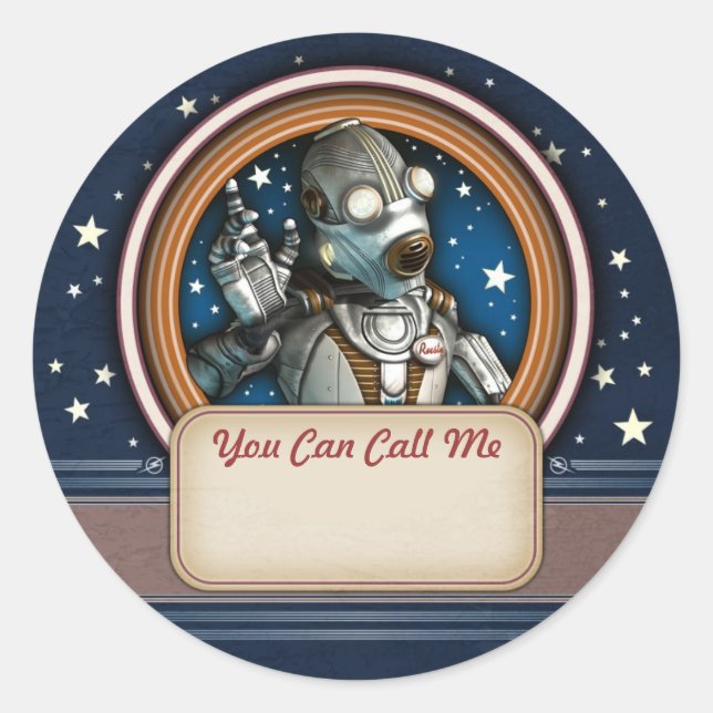 Écraser les étiquettes de nom du robot (Devant)