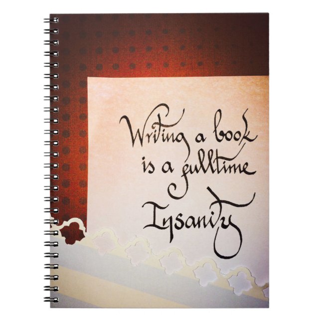 Ecrire un livre est une folie à plein temps (Devant)