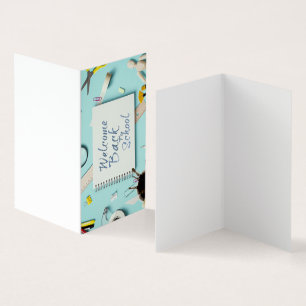 Écrit À La Main "Bienvenue À L'École"