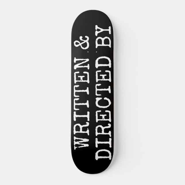 ÉCRIT ET DIRIGÉ PAR SKATEBOARDS / JMT SKATEBOARD (Recto)