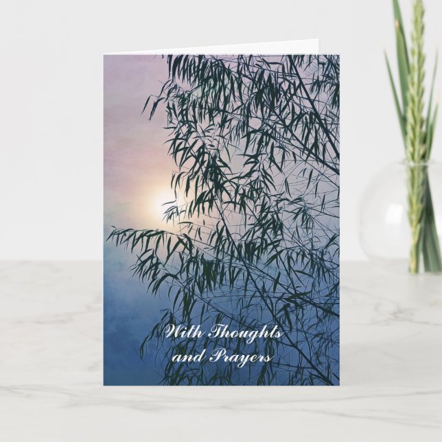 Écriture Carte de sympathie Isaïe 26:3 (Devant)