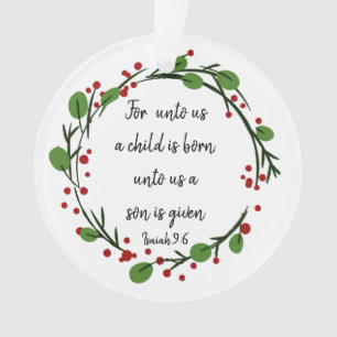 Écriture chrétienne de Noël Inspiration Verse
