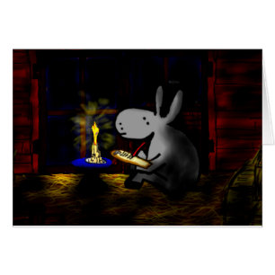 écriture d'âne par lueur d'une bougie