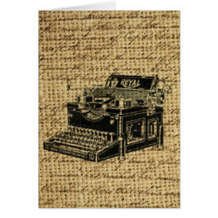 écriture de journaliste burlap machine à écrire an