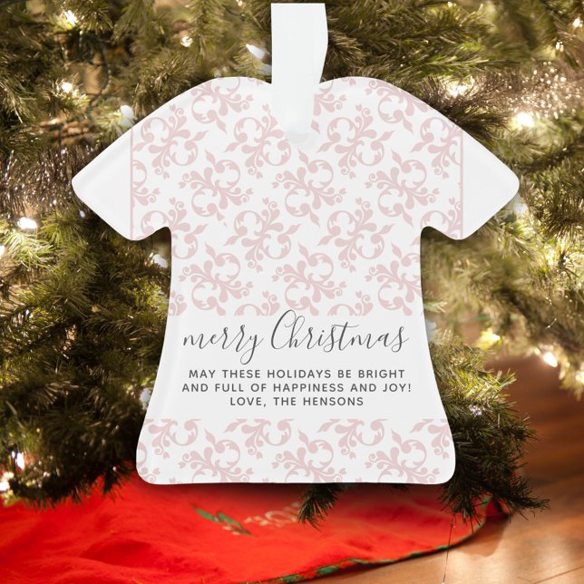 Écriture de Joyeux Noël en rose classique rococo (Créateur téléchargé)