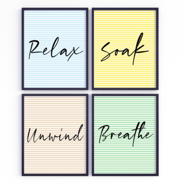 Écriture de trempe Bain poster d'art mur de la sal (Créateur téléchargé)