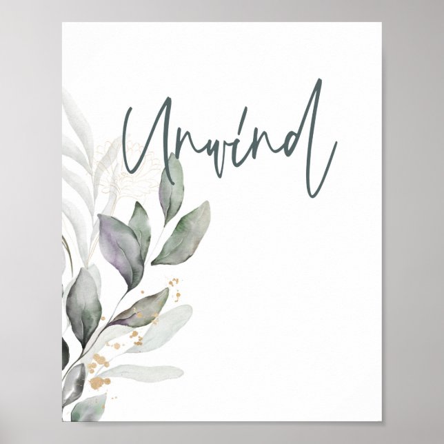 Écriture de trempe Bain poster d'art mur de la sal (Devant)