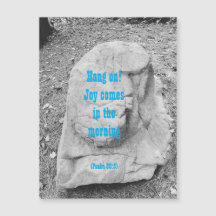 Écriture d'encouragement Carte magnétique de voeux