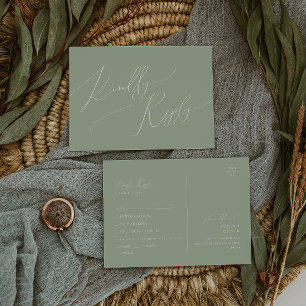 Écriture fantaisiste   Carte de réponse Menu Choix