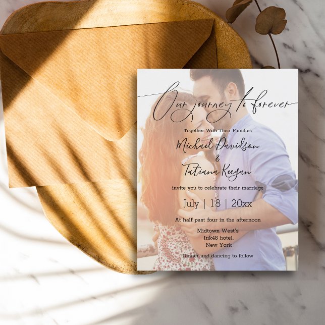 Écriture fantaisiste, invitation de mariage avec p (Créateur téléchargé)
