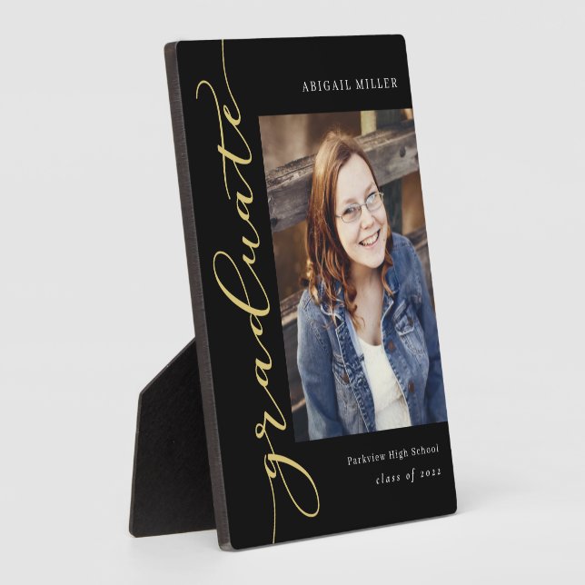 Écriture latérale Plaque de graduation de couleur  (Côté)