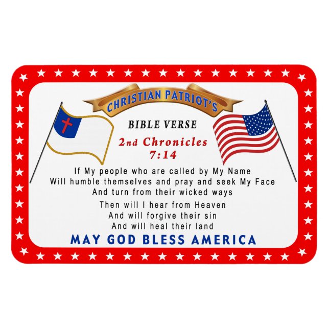 Écriture Magnet 2 Chroniques Si Mon Peuple (Horizontal)