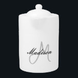 Écriture manuscrite moderne monogramme Nom initial<br><div class="desc">Personnaliser moderne tendance Professional Design simple. Vous pouvez facilement modifier les détails du produit.</div>