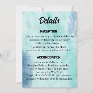Écriture Mariage Détails Carte J'Ai Trouvé Vert