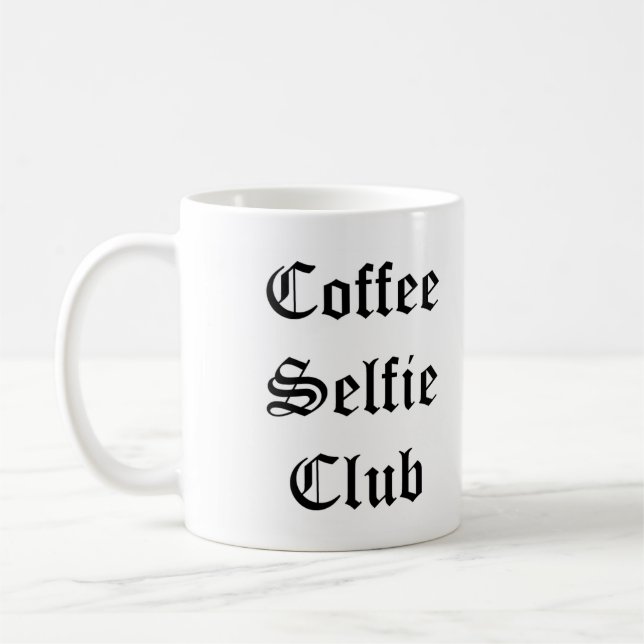 Écriture miroir Selfie Mug (Gauche)