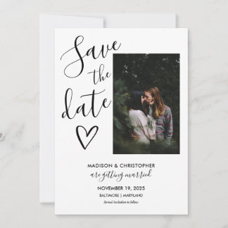 Écriture Moderne Save The Date