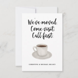 Écriture Nouvelle adresse résidentielle Faire-part