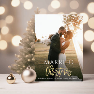 écriture or noël mariage faire-part
