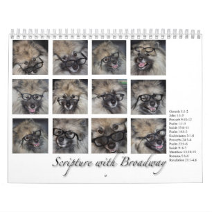 Écriture sainte avec Broadway, calendrier 2016