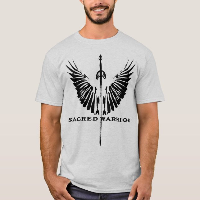 Écriture sainte sacrée du T-shirt W de guerrier (Devant)
