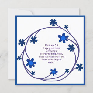 Écriture Verse Message spirituel Royaume