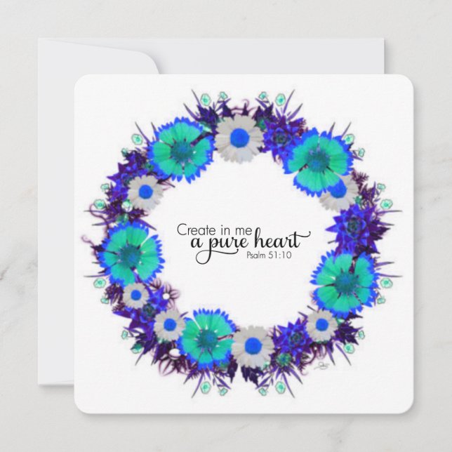 Écriture Verse Spirituel Matthieu Royaume (Devant)