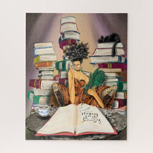 Écrivain Imaginaire Puzzle - Peinture (Vertical)