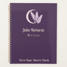 Écrivain Purple Macaron