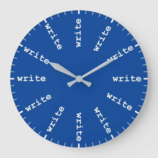 Écrivains Horloge Toutes les heures est temps d'éc (Recto)