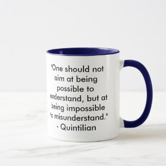 Écrivant et éditant la tasse de citation