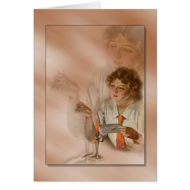 Écrivant une lettre, avec amour (Devant)