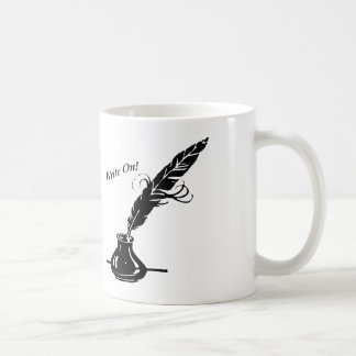 Écrivez dessus ! Encre de cannette sur une tasse