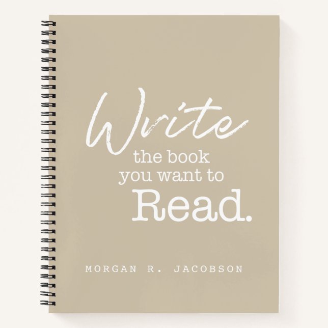 Écrivez le Livre que vous voulez lire Personnalité (Devant)