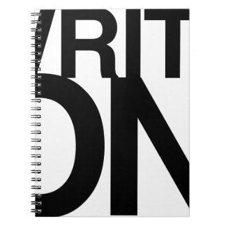 "Écrivez sur" type de carnet d'idée le grand