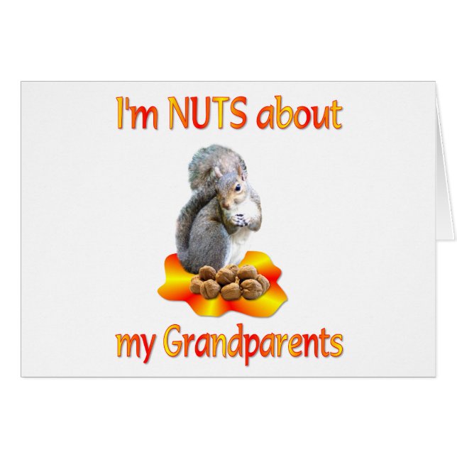 Écrous au sujet des grands-parents (Devant horizontal)