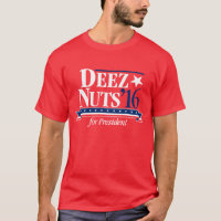 Écrous de Deez pour le Président T-shirt