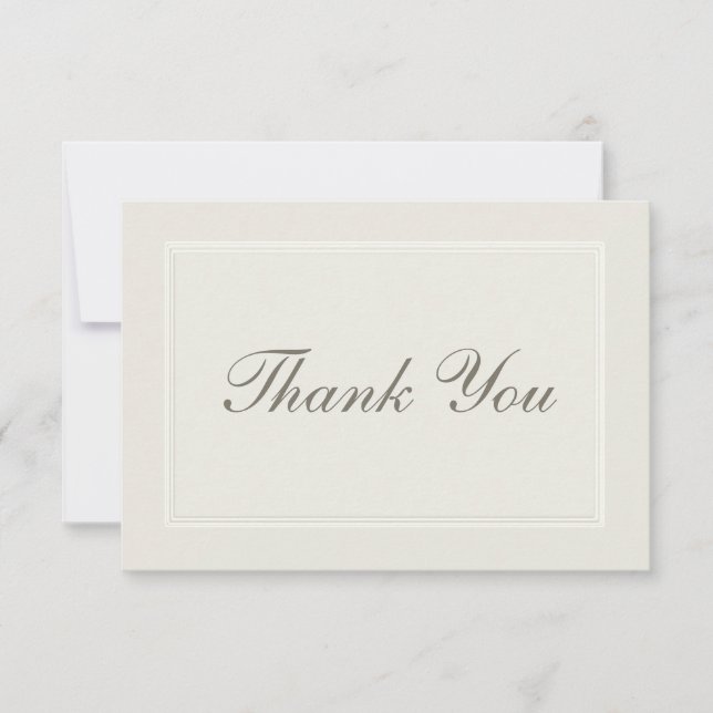 Ecru Dreams Merci traditionnel Mariage (Devant)