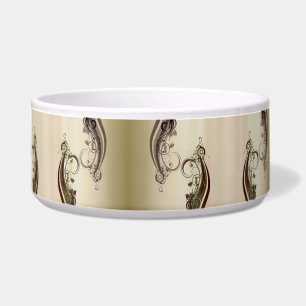 Écuelle Abstrait doré