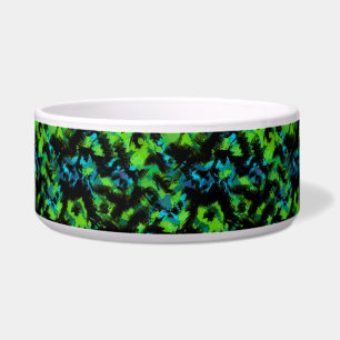 Écuelle Abstrait noir et vert