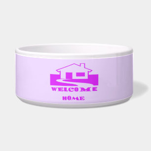 ÉCUELLE ACCUEIL DEUX TONS DE PURPLE PLUS LOGO