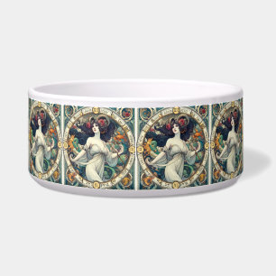 Écuelle AI aidé Art Déco Bowl conception de dame