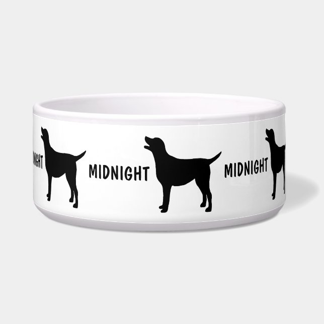 Écuelle Ajouter un nom personnalisé Chien Bowl (Droite)
