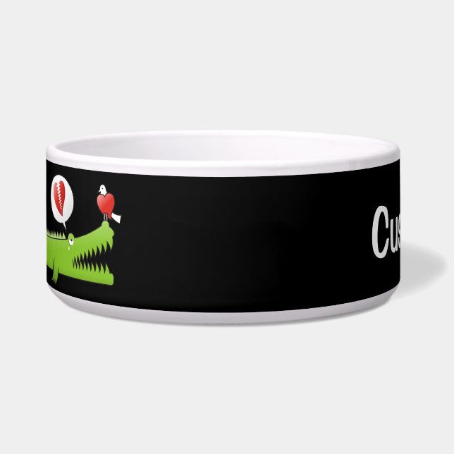 Écuelle Alligator dans Love Bowl (Gauche)