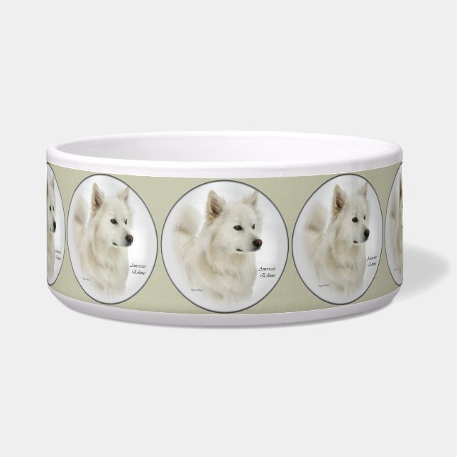 Écuelle American Eskimo Dog Christmas Bowl (Devant)