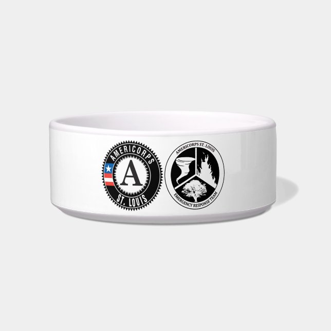 Écuelle AmeriCorps St. Louis ERT Dog Bowl (Devant)