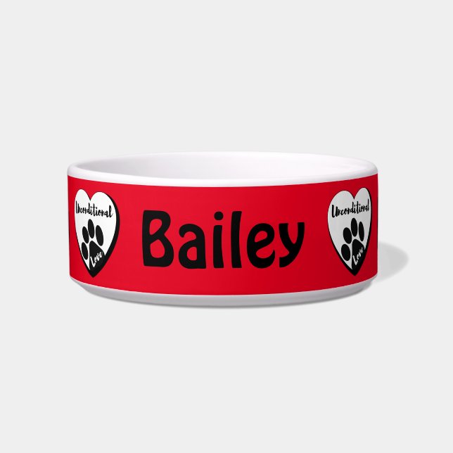 Écuelle Amour inconditionnel 2 céramique poêle Bowl (Devant)