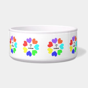Écuelle Amour Interracial Rainbow Hearts Chig Bowl
