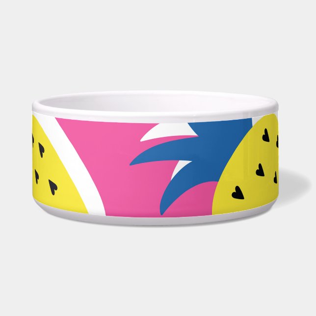 Écuelle Ananas Couleurs folles : Pop-Art chilien. (Devant)